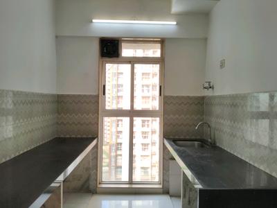 Kitchen Image of 650 Sq.ft 1 BHK Apartment / Flat for rent in Lodha Upper Thane Treetops A To F C1 C2, Bhiwandi Thane for Rs. 14999