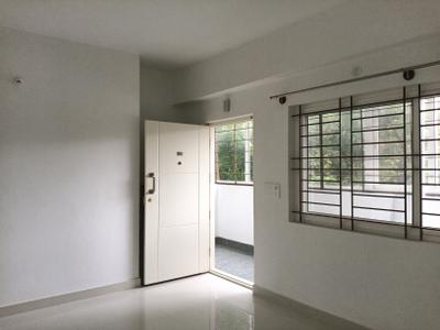 Living Room Image of 598 Sq.ft 1 BHK Apartment / Flat for rent in K R Puram Bengaluru for Rs. 20000