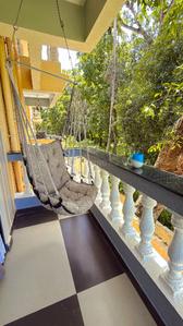 Balcony Image of 1100 Sq.ft 2 BHK Apartment / Flat for rent in Marna Siolim Goa for Rs. 60000