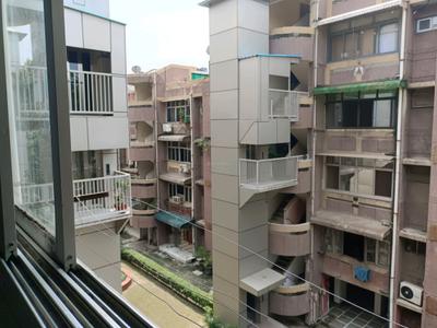 Bedroom Three Image of 1100 Sq.ft 3 BHK Apartment / Flat for sale in CGHS Saubhagya Apartment, Sector 9 Rohini New Delhi for Rs. 21200000