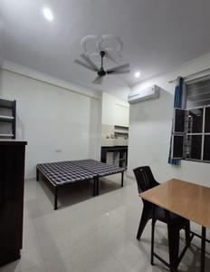 Bedroom Image of 350 Sq.ft 1 RK Apartment / Flat for rent in Gopalpura Jaipur for Rs. 13000