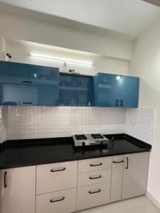 Kitchen Image of 1050 Sq.ft 2 BHK Builder Floor for rent in Scheme No 114 Indore for Rs. 24500