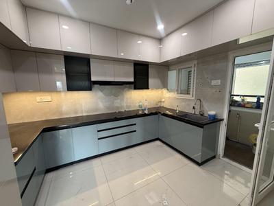 Kitchen Image of 2120 Sq.ft 3 BHK Apartment / Flat for rent in ASBL Spire, Kokapet Hyderabad for Rs. 67999