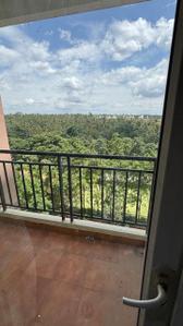 Balcony Image of 1083 Sq.ft 3 BHK Apartment / Flat for rent in Provident Sunworth City, Kambipura Bengaluru for Rs. 25000