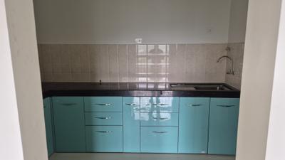 Kitchen Image of 1256 Sq.ft 3 BHK Apartment / Flat for rent in Shapoorji Pallonji Joyville Sensorium, Maan Pune for Rs. 29998