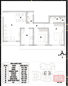 Image of 780 Sq.ft 2 BHK Apartment / Flat for sale in Veer Heights, Thane West, Thane for Rs. 17000000