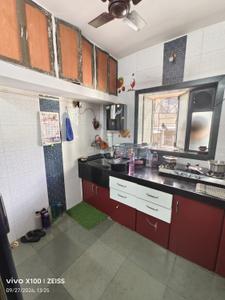 Kitchen Image of 600 Sq.ft 1 BHK Apartment / Flat for sale in Kalwa Thane for Rs. 4200000