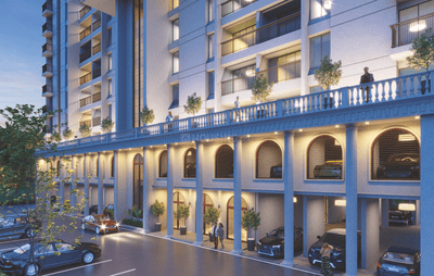 Image of 1047 Sq.ft 2 BHK Apartment / Flat for sale in Ceratec Presidential Towers, Ravet, Pune for Rs. 7000000