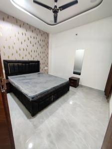 Bedroom Image of 600 Sq.ft 1 BHK Builder Floor for rent in Mahalakshmi Nagar Indore for Rs. 20000