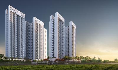 Image of 1400 Sq.ft 3 BHK Apartment / Flat for sale in Rishi Pranaya , Rajarhat, Kolkata for Rs. 12500000
