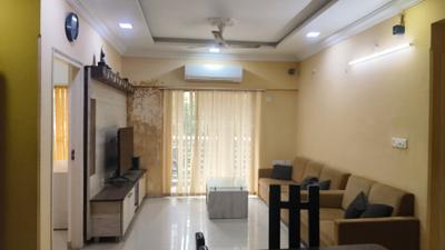 Living Room Image of 1350 Sq.ft 2.5 BHK Apartment / Flat for rent in Adani The Meadows, Shantigram Ahmedabad for Rs. 37000