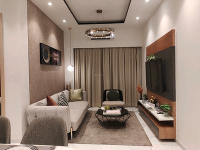 Living Room Image of 742 Sq.ft 2 BHK Apartment / Flat for sale in Ruparel Skygreens I, Kandivali West Mumbai for Rs. 14700000