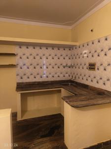 Kitchen Image of 600 Sq.ft 1 RK Builder Floor for rent in Gayathripuram Mysore for Rs. 7500