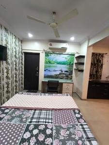 Bedroom Image of 600 Sq.ft 1 RK Apartment / Flat for rent in Goel Ganga Orchard, Mundhwa Pune for Rs. 20000