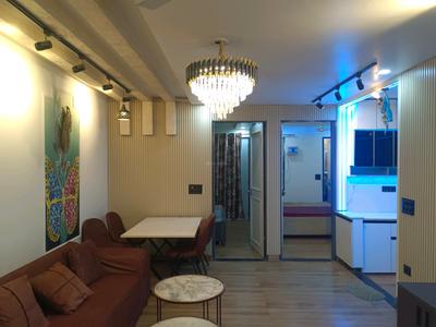 Living Room Image of 900 Sq.ft 3 BHK Builder Floor for rent in Saluja Luxury Floors, Dwarka Mor New Delhi for Rs. 24000