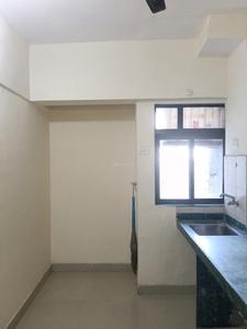Kitchen Image of 530 Sq.ft 1 BHK Apartment / Flat for rent in Raunak Bliss, Kasarvadavali Thane for Rs. 25000