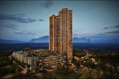 Image of 460 Sq.ft 1 BHK Apartment / Flat for sale in Kolshet, Thane for Rs. 9944000