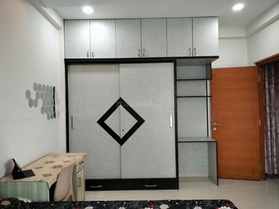 Bedroom Image of 1734 Sq.ft 3 BHK Apartment / Flat for rent in Crown Whistling Woods, Manchirevula Hyderabad for Rs. 60000