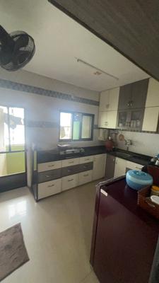 Kitchen Image of 1200 Sq.ft 2 BHK Apartment / Flat for rent in Fatehgunj Vadodara for Rs. 18000