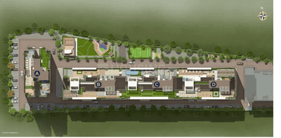 Image of 1125 Sq.ft 3 BHK Apartment / Flat for sale in GD 18 Magnitude, Punawale, Pune for Rs. 11025000