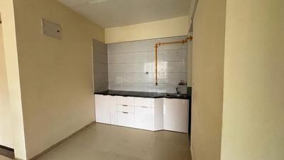 Kitchen Image of 500 Sq.ft 1 BHK Apartment / Flat for rent in Savvy Studioz, Gota Ahmedabad for Rs. 17000
