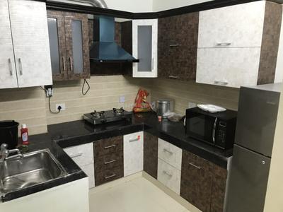 Kitchen Image of 1000 Sq.ft 2 BHK Apartment / Flat for sale in AKASH ENCLAVE, Vrindavan Yojana Lucknow for Rs. 6800000