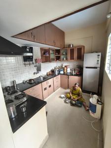 Kitchen Image of 1350 Sq.ft 3 BHK Apartment / Flat for rent in Nandi Manomay Meadows, Chikkalasandra Bengaluru for Rs. 30000