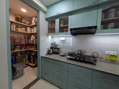 Kitchen Image of 2200 Sq.ft 3 BHK Apartment / Flat for sale in Saanidhya Aavkar 96, Sargasan Gandhinagar for Rs. 12200000