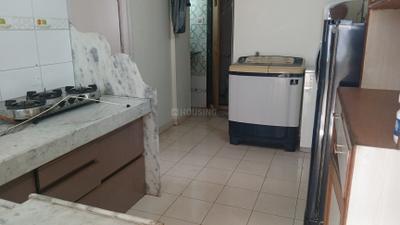 Kitchen Image of 700 Sq.ft 1 BHK Apartment / Flat for rent in Pankaj Nagar Surat for Rs. 17000