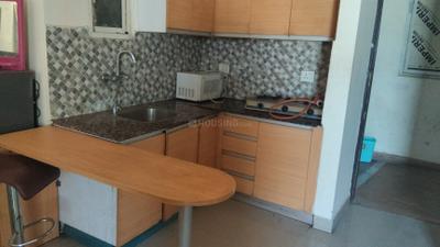 Kitchen Image of 490 Sq.ft 1 BHK Studio for rent in Supertech Czar Suites, Omicron I Greater Noida for Rs. 17000