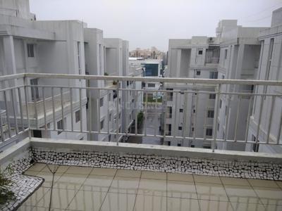 Balcony Image of 1200 Sq.ft 3 BHK Penthouse for rent in Bhayli Vadodara for Rs. 22000