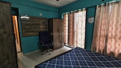 Bedroom Image of 1250 Sq.ft 2 BHK Apartment / Flat for rent in Aroma Tirupati Aakruti Greenz, Chharodi Ahmedabad for Rs. 35000