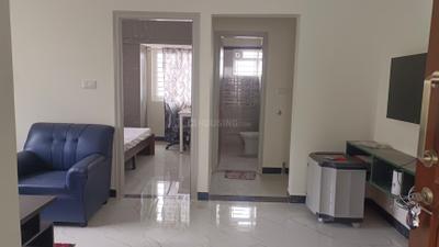 Living Room Image of 750 Sq.ft 1 BHK Apartment / Flat for rent in Dasarahalli Bengaluru for Rs. 28000