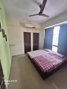 Bedroom Image of 1305 Sq.ft 2 BHK Apartment / Flat for rent in Shyam Sukan Residency, Bhaijipura Gandhinagar for Rs. 32000