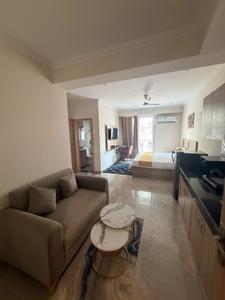 Living Room Image of 1100 Sq.ft 1 BHK Builder Floor for rent in Sector 51 Gurgaon for Rs. 28000