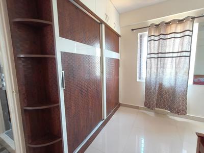 Bedroom Image of 1400 Sq.ft 2 BHK Builder Floor for rent in Kasturi Nagar Bengaluru for Rs. 50000