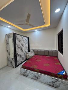 Bedroom Image of 1600 Sq.ft 2 BHK Builder Floor for rent in Mahalakshmi Nagar Indore for Rs. 23000