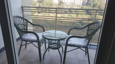 Balcony Image of 1558 Sq.ft 3 BHK Apartment / Flat for rent in Raheja Residency, Purena Raipur for Rs. 40000