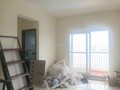 Dining Area Image of 1450 Sq.ft 3 BHK Apartment / Flat for rent in Yogas Sai Srikaram, Kaggadasapura Bengaluru for Rs. 55000