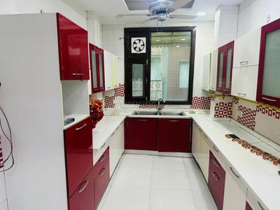 Kitchen Image of 1100 Sq.ft 3 BHK Builder Floor for rent in Sector 22 Rohini New Delhi for Rs. 25000