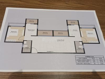 Image of 1040 Sq.ft 2 BHK Apartment / Flat for sale in Konnark High Castle, Shirdhon, Navi Mumbai for Rs. 6000000