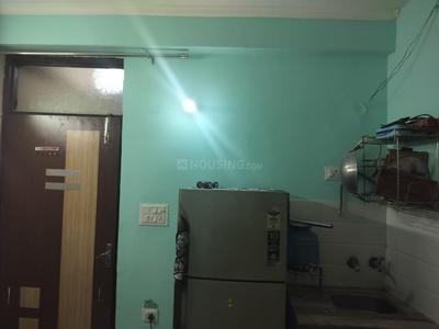 Kitchen Image of 350 Sq.ft 1 BHK Builder Floor for rent in Sector 121 Noida for Rs. 8500