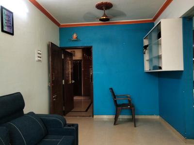 Living Room Image of 600 Sq.ft 1 BHK Apartment / Flat for rent in Swaraj Symphony, Kharghar Navi Mumbai for Rs. 32000