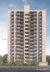 Image of 1332 Sq.ft 2 BHK Apartment / Flat for sale in Randesan, Gandhinagar for Rs. 6216000