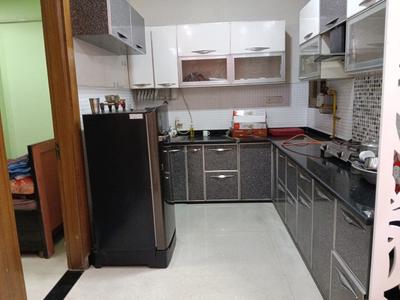 Kitchen Image of 1400 Sq.ft 3 BHK Builder Floor for rent in Indirapuram Ghaziabad for Rs. 37000