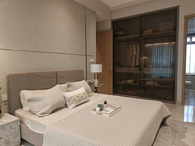 Bedroom Image of 1200 Sq.ft 3 BHK Apartment / Flat for rent in Purva Clermont Wing A, Chembur Mumbai for Rs. 120000