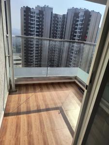 Balcony Image of 750 Sq.ft 2 BHK Apartment / Flat for rent in VTP Belair B And D Building, Mahalunge Pune for Rs. 26000