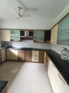 Kitchen Image of 1515 Sq.ft 3 BHK Apartment / Flat for rent in Sorake Iris, Bejai Mangalore for Rs. 32000