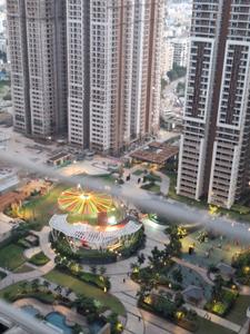 Balcony Image of 2000 Sq.ft 3 BHK Apartment / Flat for rent in Rajapushpa Provincia, Narsingi Hyderabad for Rs. 85000