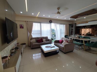 Hall Image of 1680 Sq.ft 3 BHK Apartment / Flat for sale in SJR Blue Waters, Parappana Agrahara Bengaluru for Rs. 25000000